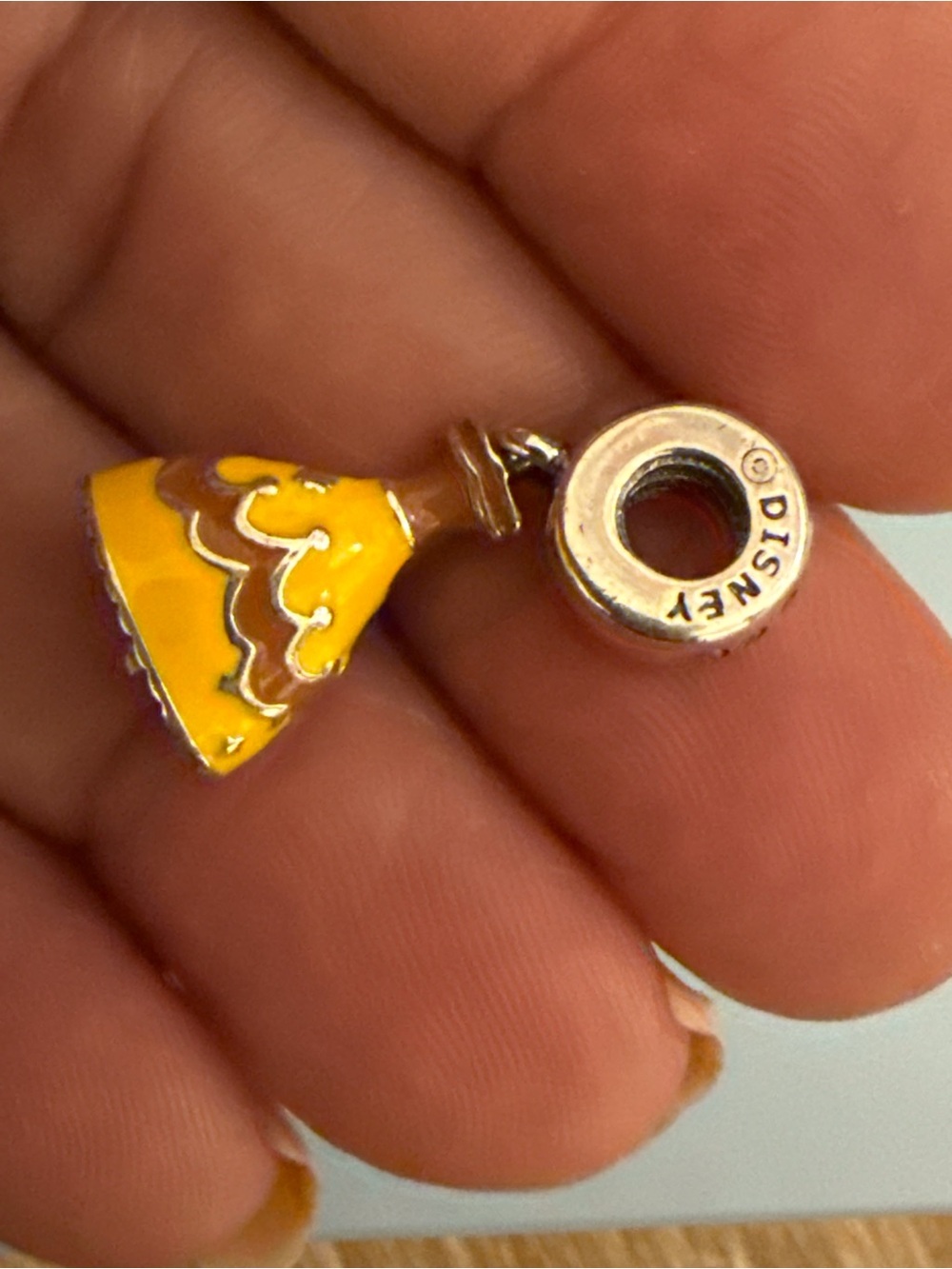 Disney Yellow Enamel Dress Dangle Charm by Pandora - Picture 2 of 7
